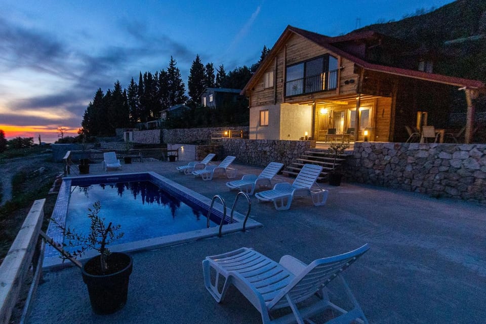 Property building, Sunset