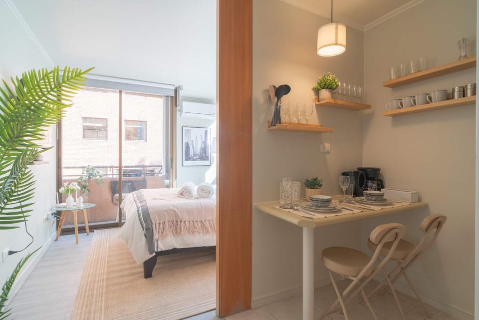 HOM I Mall MUT I Metro Tobalaba I Costanera Center Apartment in Providencia