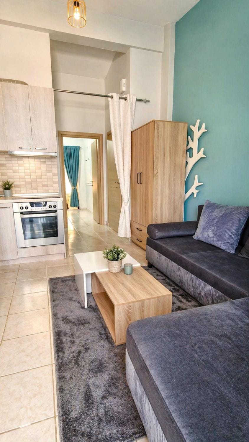 Kitchen or kitchenette, Living room, Photo of the whole room, Seating area