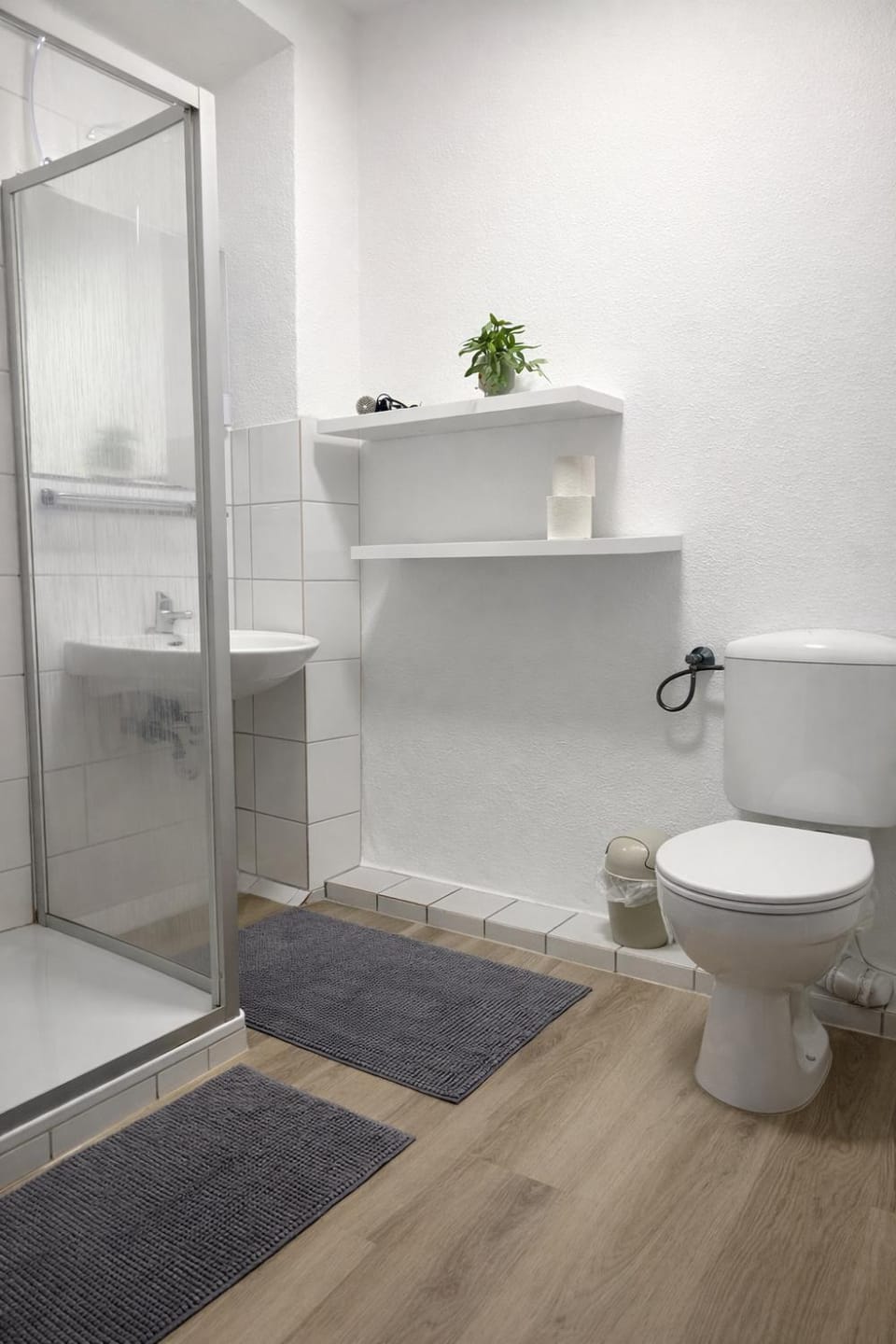 Shower, Toilet, Bathroom, towels