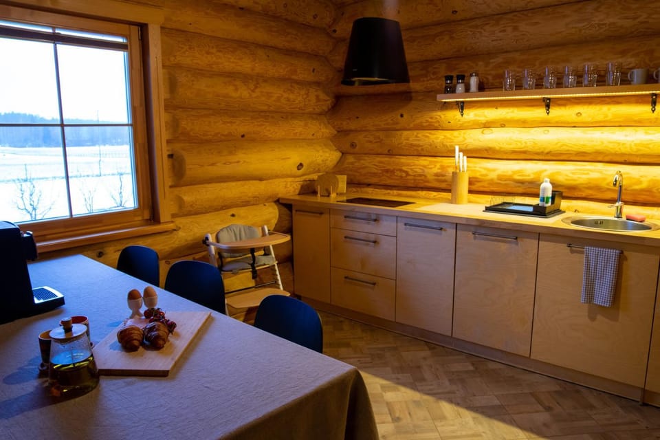 Kitchen or kitchenette, Dining area, stove