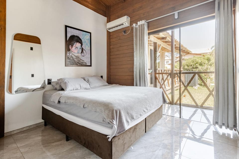 Bed, View (from property/room), Photo of the whole room, Bedroom, Pool view, air conditioner
