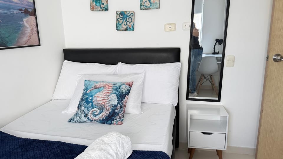 Vista mar, doble balcón, 6 Max, Cerca de todo Apartment in Cartagena