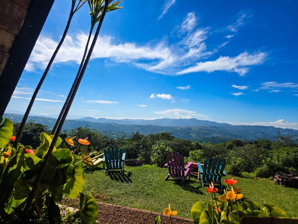 Day, Garden, Garden view, Mountain view