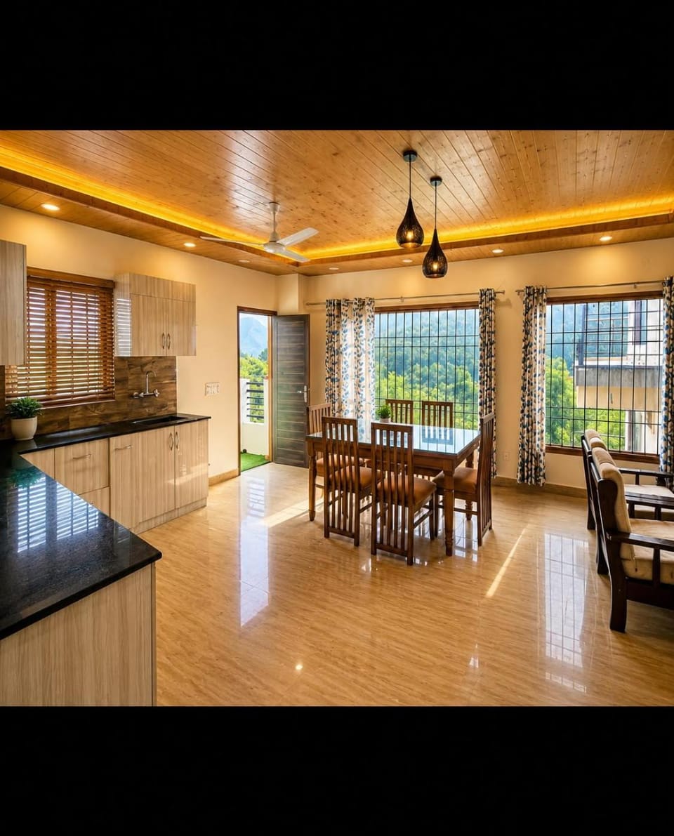Living room, Seating area, Dining area