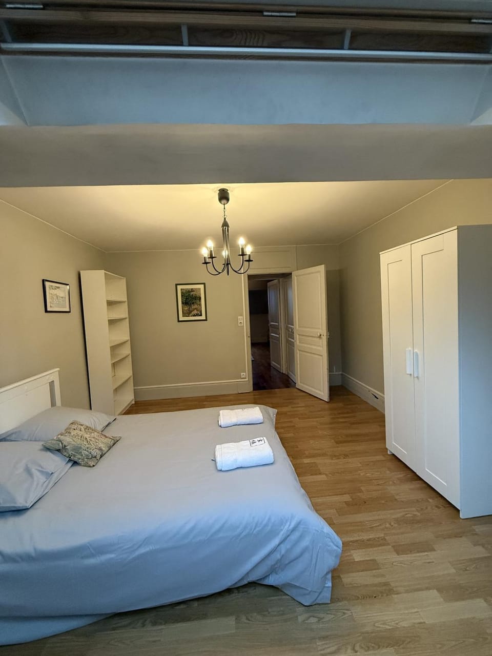 Bed, Photo of the whole room, Bedroom, storage, wardrobe