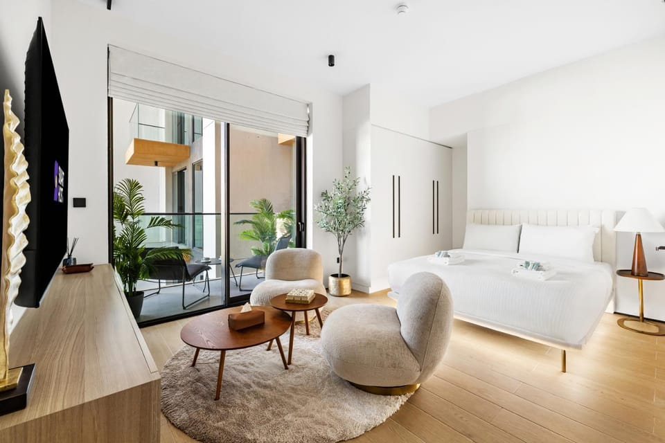 Modern Studio with Balcony & Pool at Rise Residences in JVC Apartment in Dubai