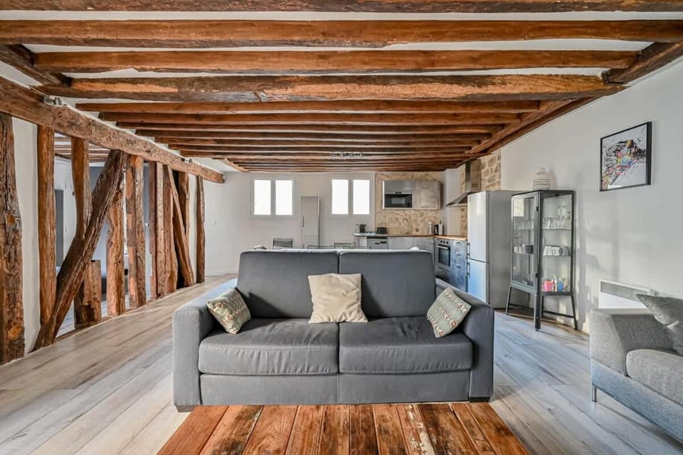 Grand 2 pieces typique du Marais Apartment in Paris