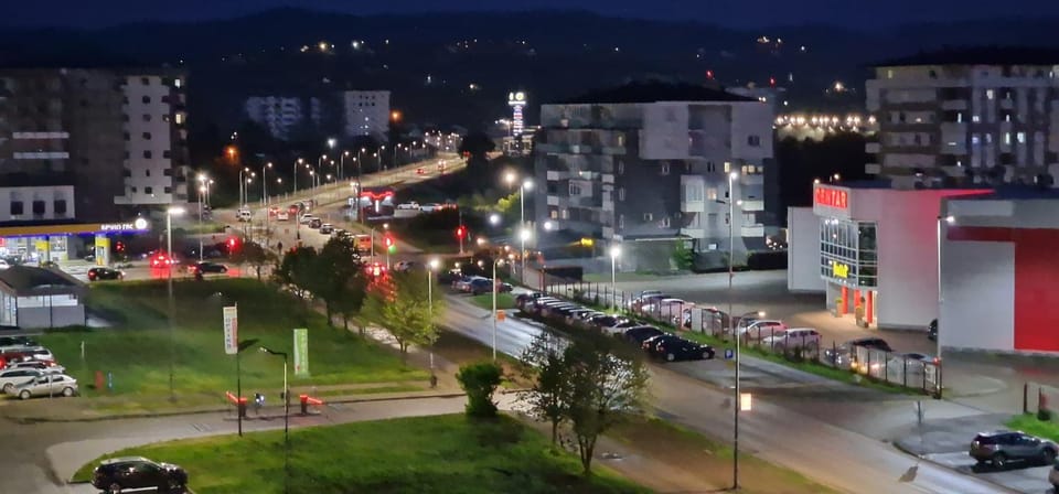 Night, Natural landscape, Street view