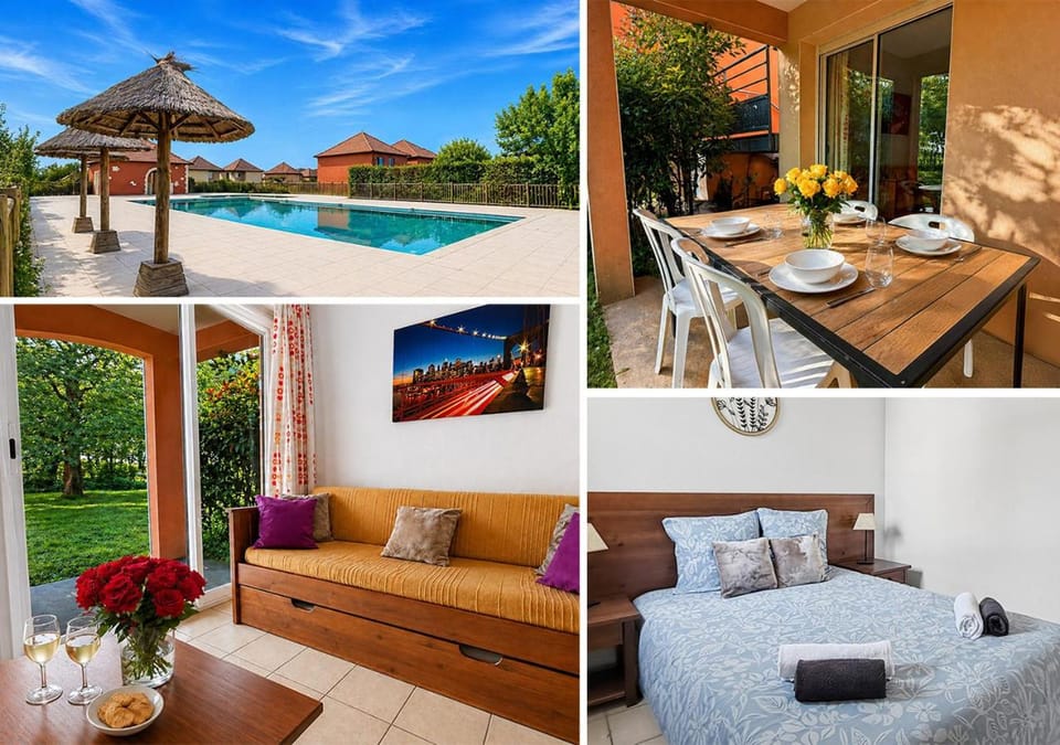 T3 chaleureux avec terrasse, piscine et parking Apartment in Occitanie
