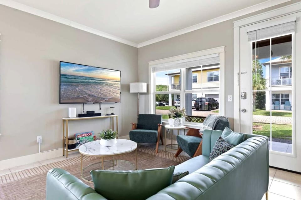 Stylish Coastal Home with Private Pool & Golf Cart, Steps from Beach near Miramar Beach, Florida House in Miramar Beach