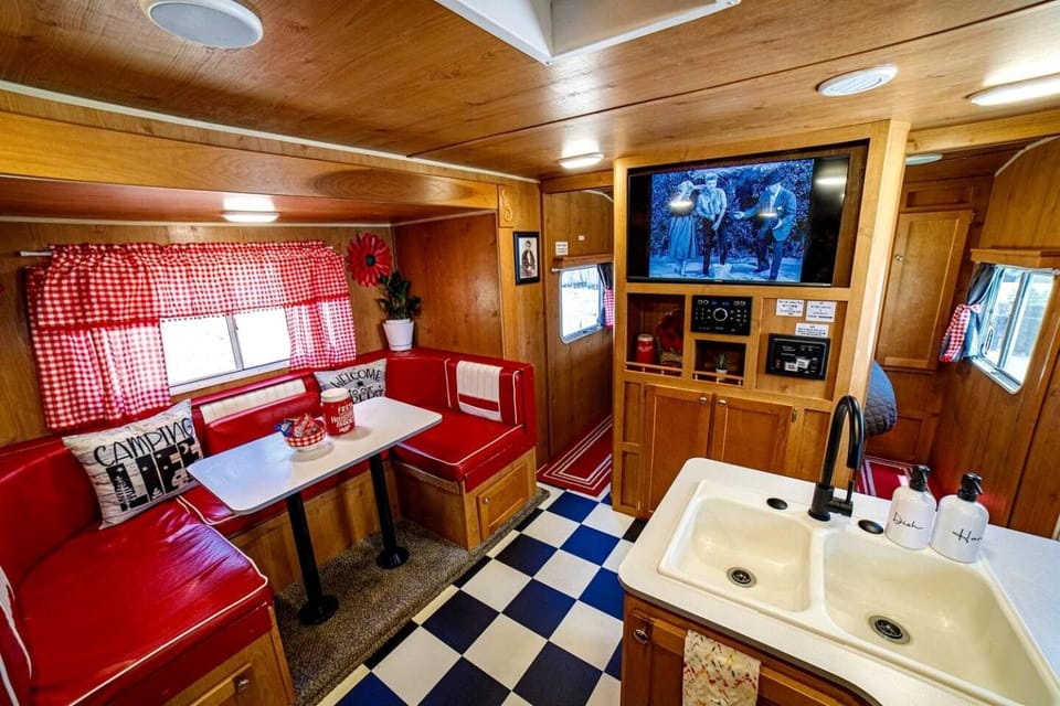 Bright Retro Family Trailer with Vintage Charm & Private Yard Near San Diego Attractions, El Cajon CA House in El Cajon