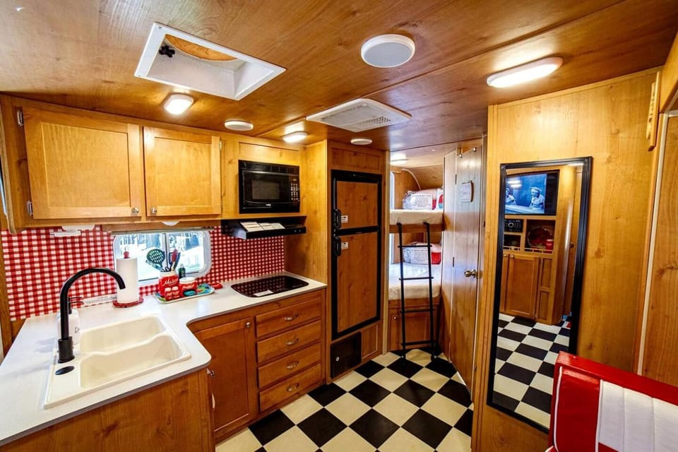 Bright Retro Family Trailer with Vintage Charm & Private Yard Near San Diego Attractions, El Cajon CA House in El Cajon