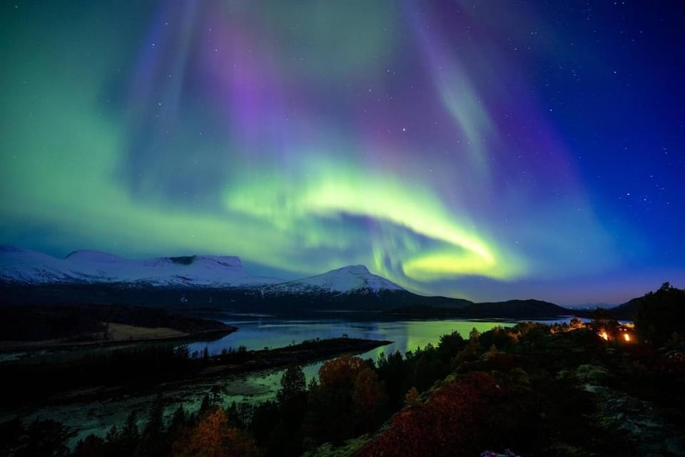 Efjord Panorama Lodge, Spectacular View and Jaccuzi House in Nordland, Norway