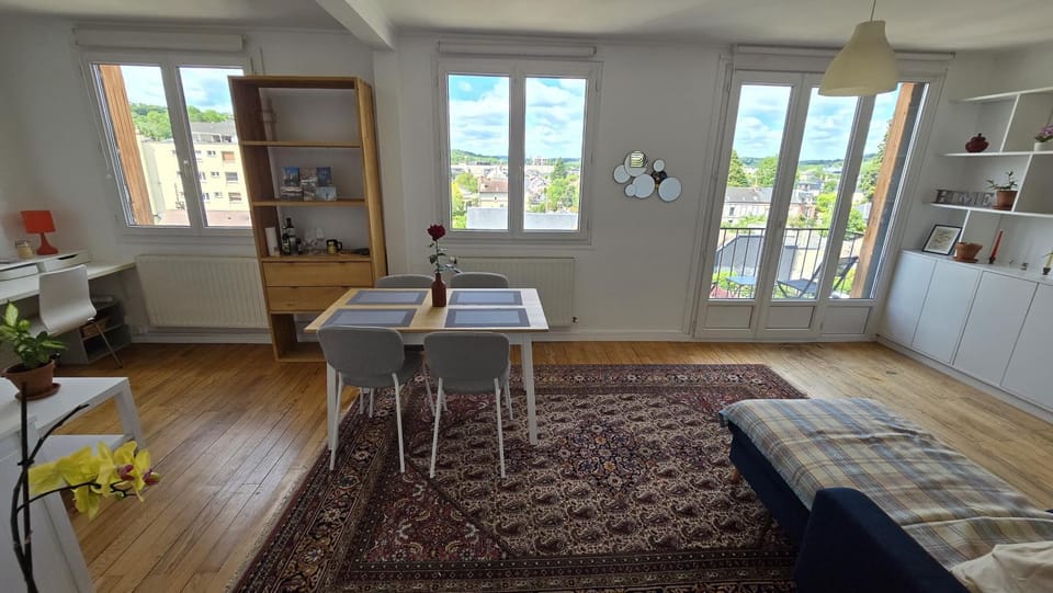 Appart confortable et bien situe, jolie vue Apartment in Normandy