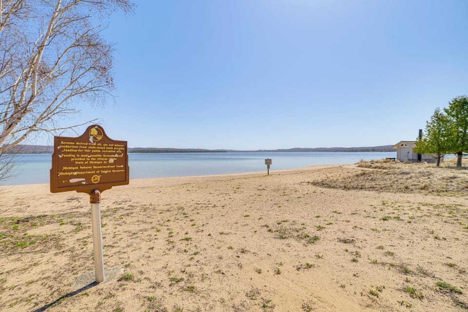 Walk to the Beach! Boyne City Escape w/ Lake Views House in Michigan