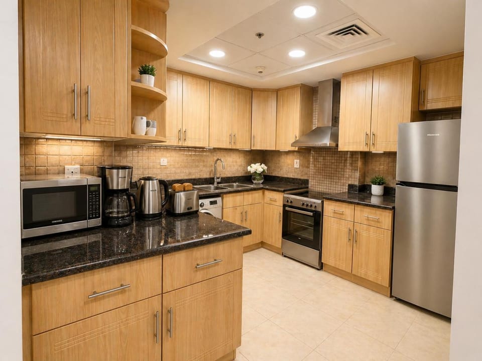Kitchen or kitchenette, kitchen