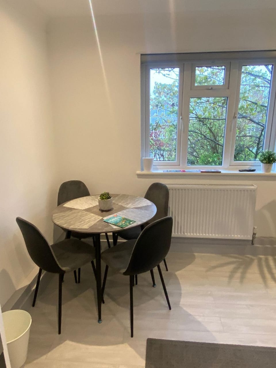 Dining area, internet
