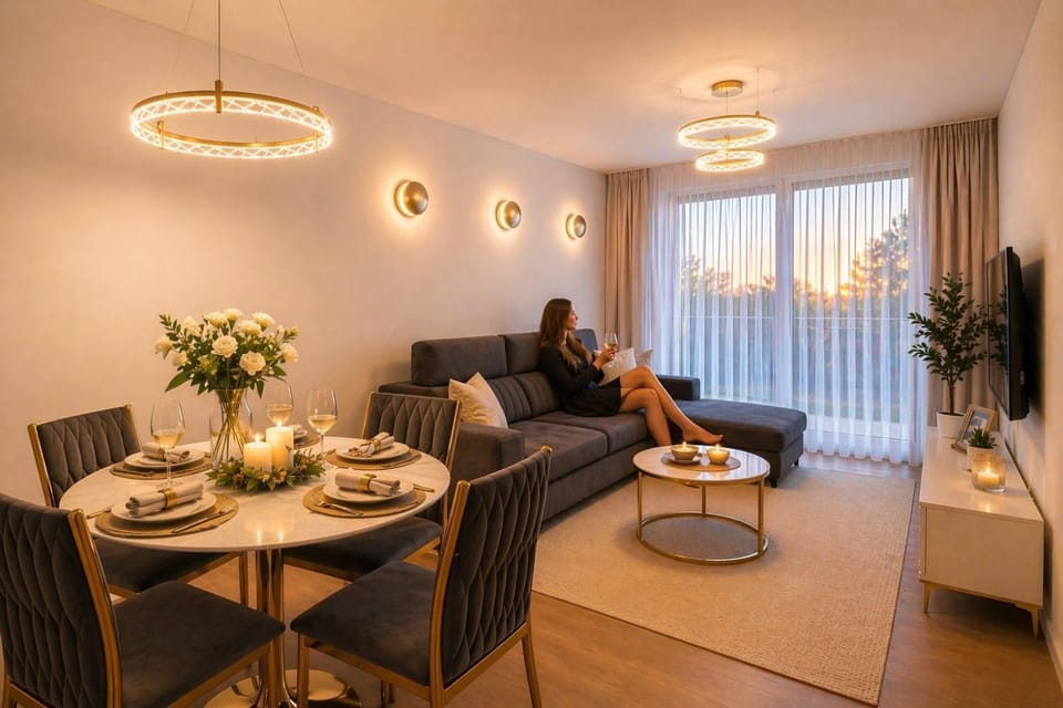 Living room, Dining area