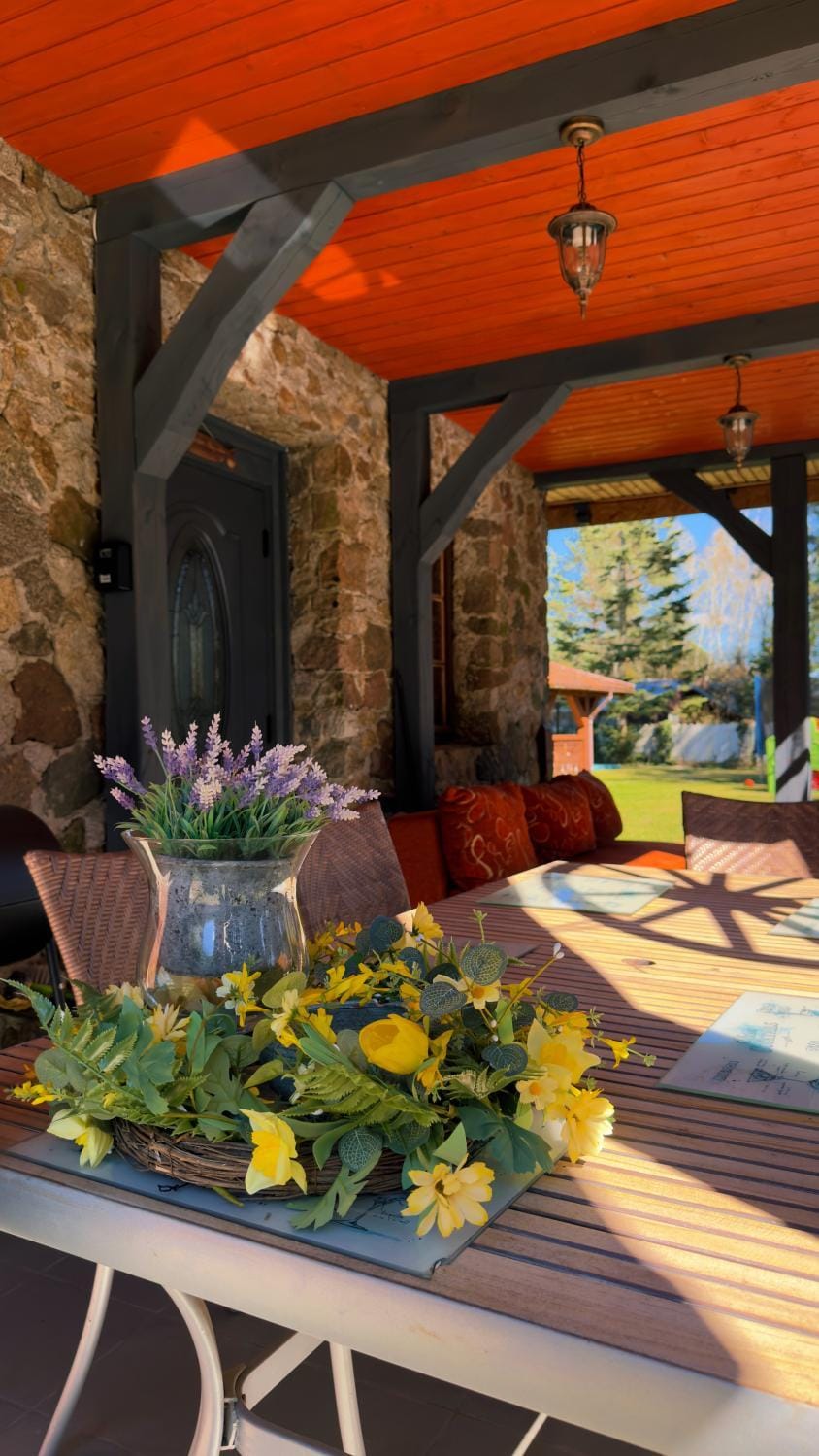 Patio, Garden, Seating area, Garden view