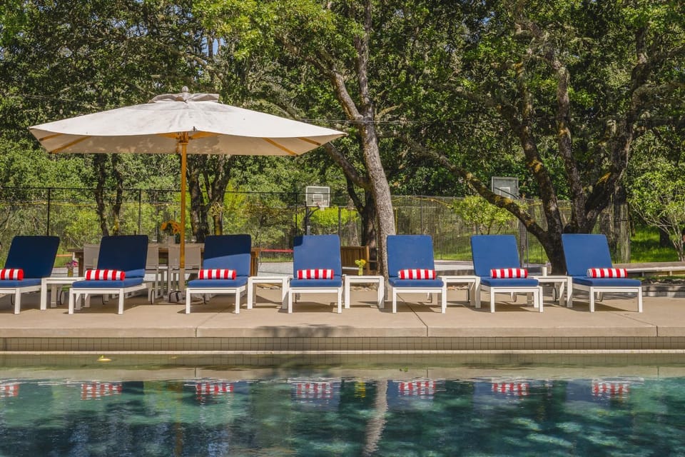 Kenwood Family Estate with Pool Gym Sports Courts & Wine Country Views House in Santa Rosa