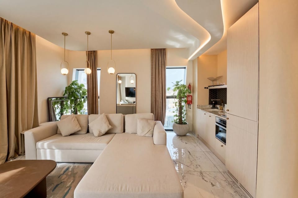 Kitchen or kitchenette, Living room, Photo of the whole room