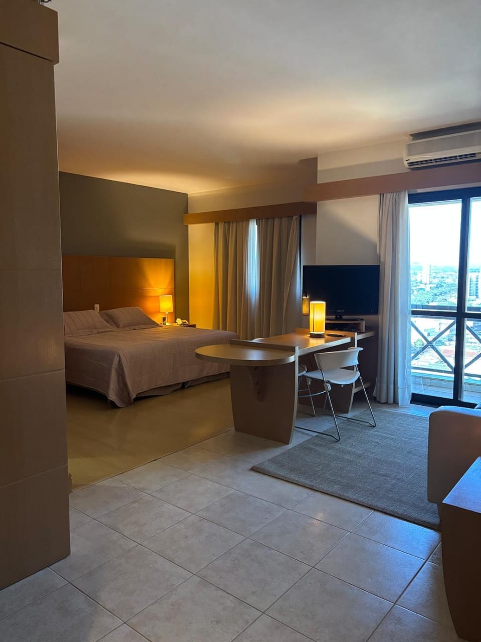 Apartamento no Flat Araucária Plaza Apartment in Ribeirão Preto