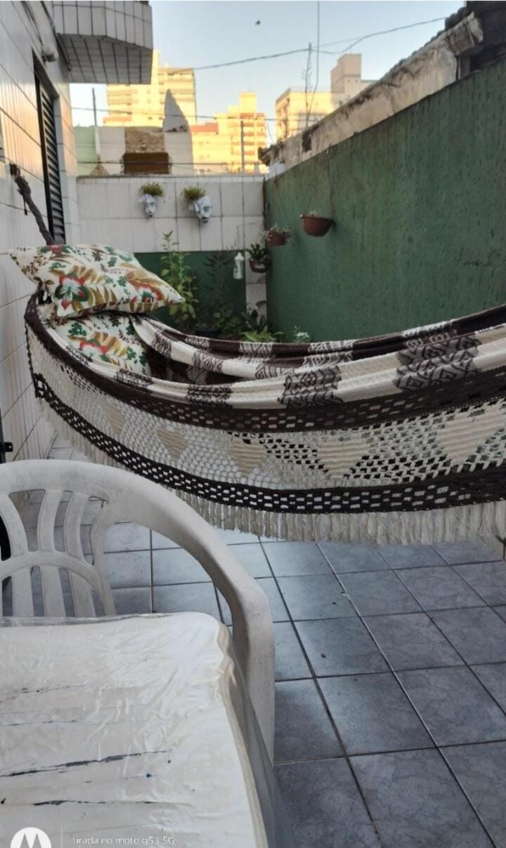 Apartamento Praia Grande com quintal e estacionamento Apartment in State of São Paulo