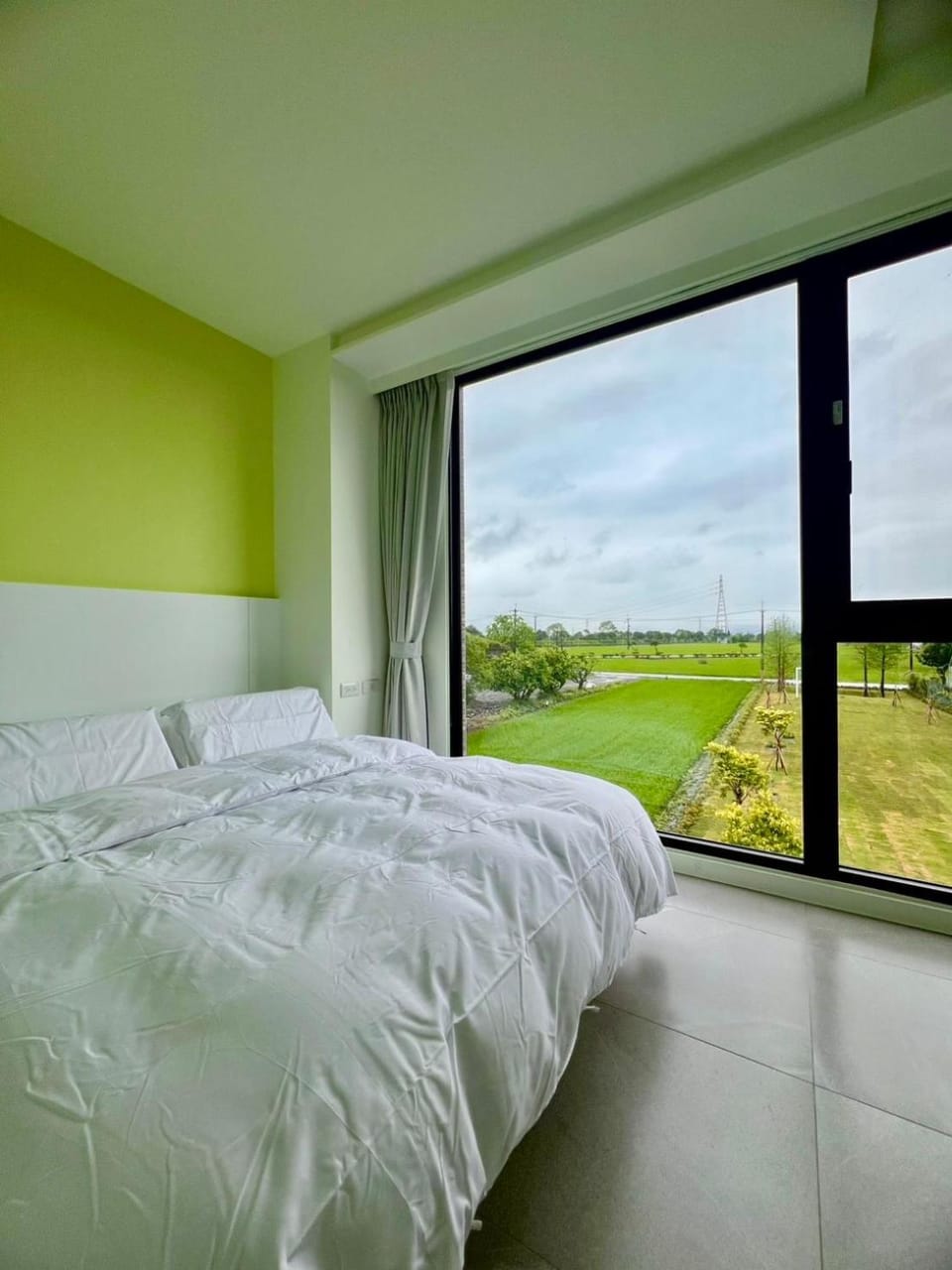 Bed, Natural landscape, Bedroom