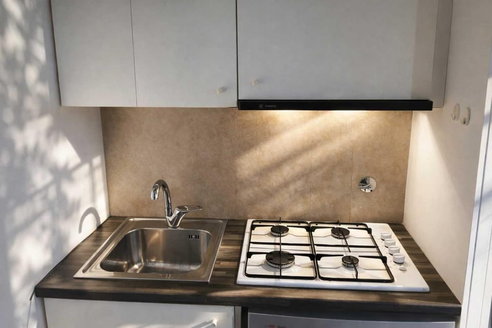 Kitchen or kitchenette, kitchen