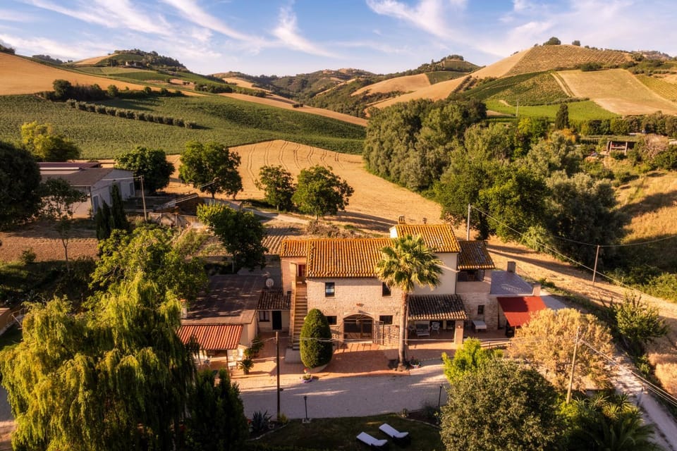Property building, Natural landscape, Bird's eye view