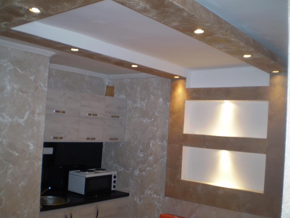 Night, Kitchen or kitchenette, Photo of the whole room, Bedroom