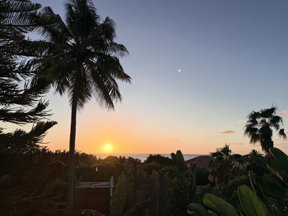 Downtown Oceanview 3BDR, Parking, WiFi Sunset View House in Frederiksted