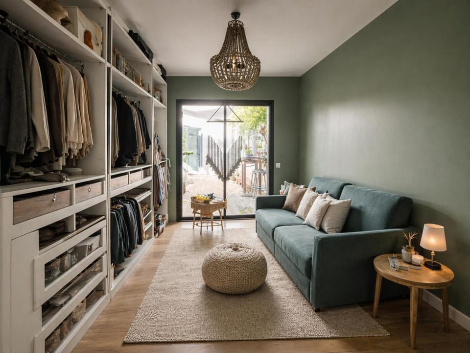 Photo of the whole room, Bedroom