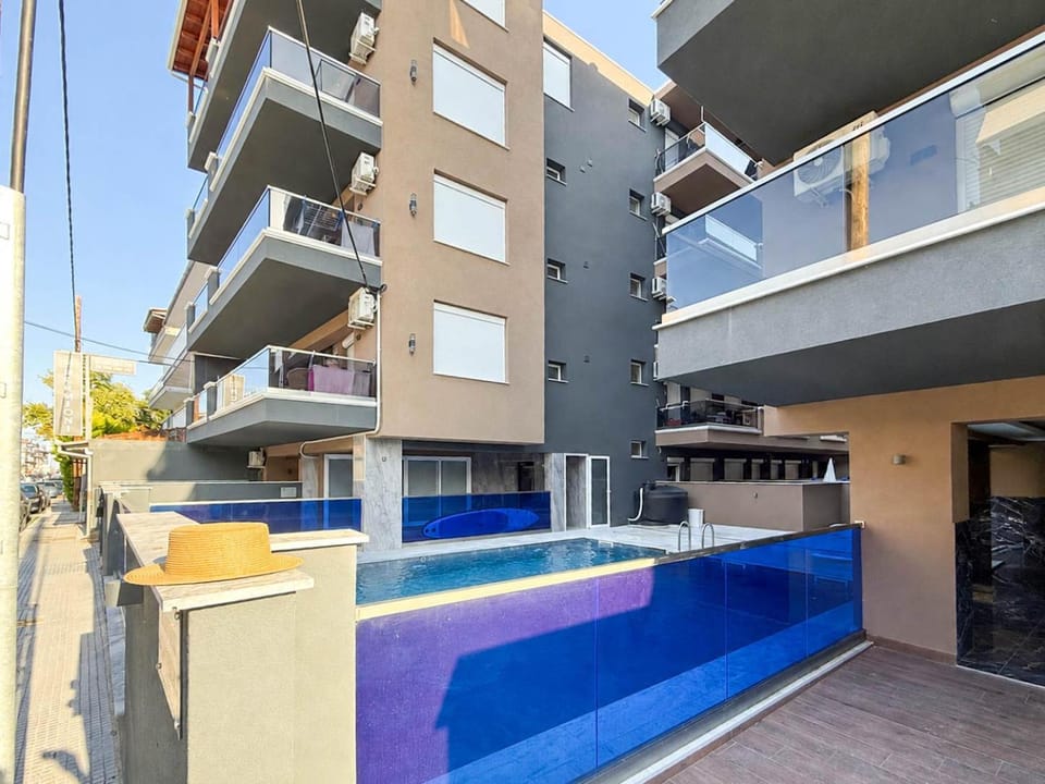 Property building, Day, View (from property/room), Pool view, Swimming pool