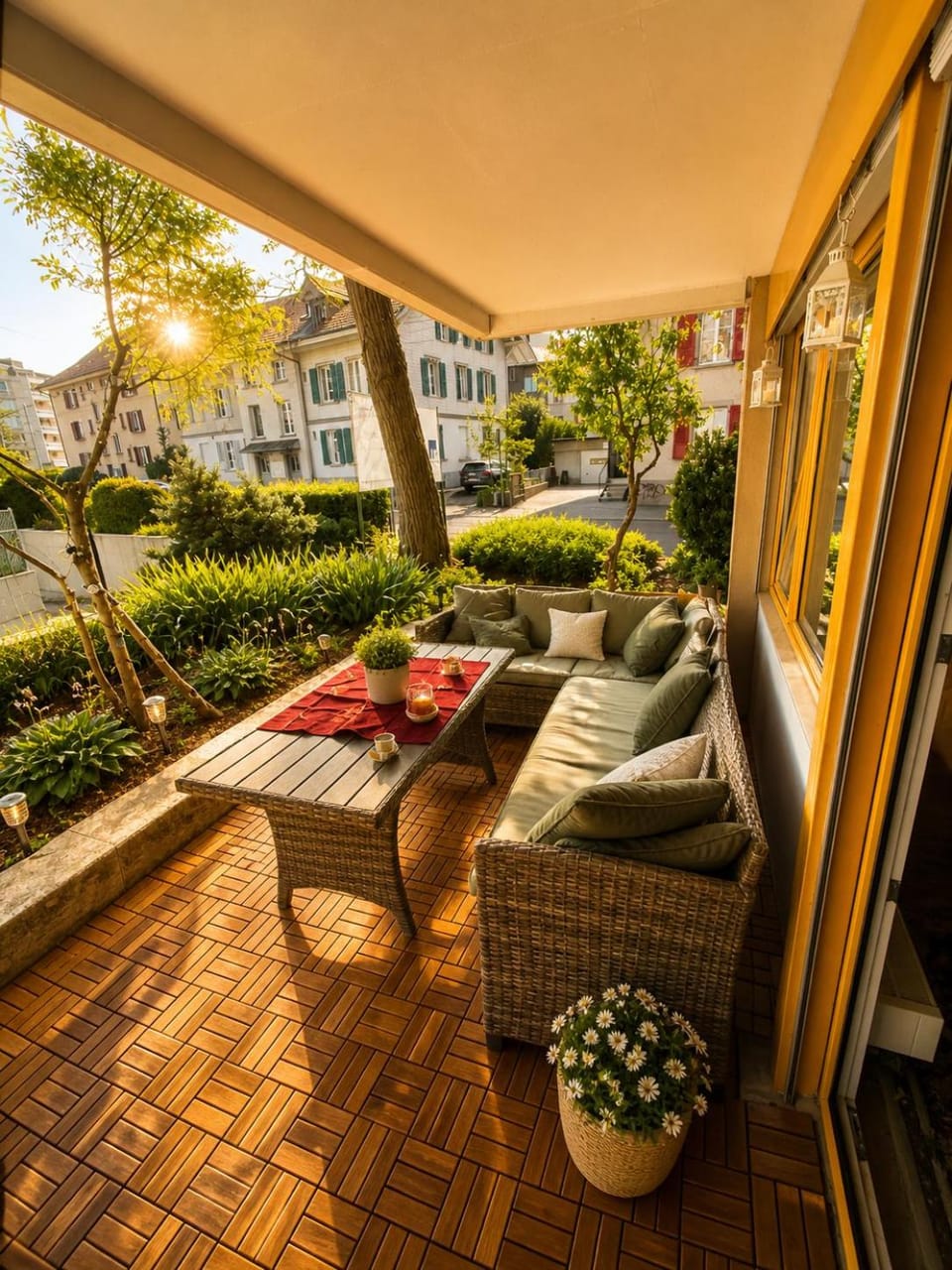 Garden, Garden, View (from property/room), Balcony/Terrace, Seating area, Garden view