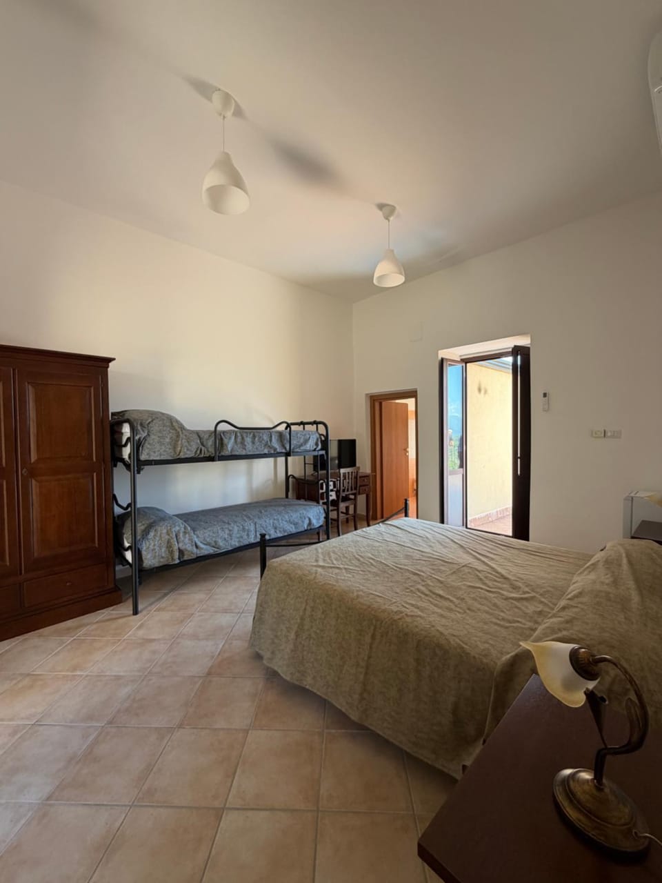 Photo of the whole room, Bedroom, bunk bed