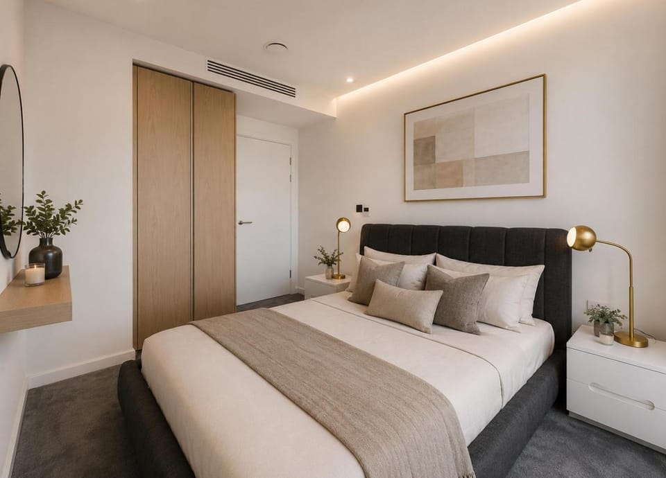 Bed, Bedroom, wardrobe