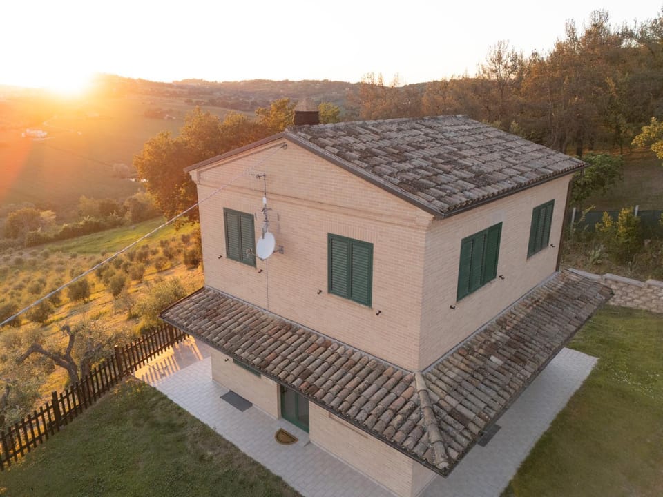 Property building, Sunset