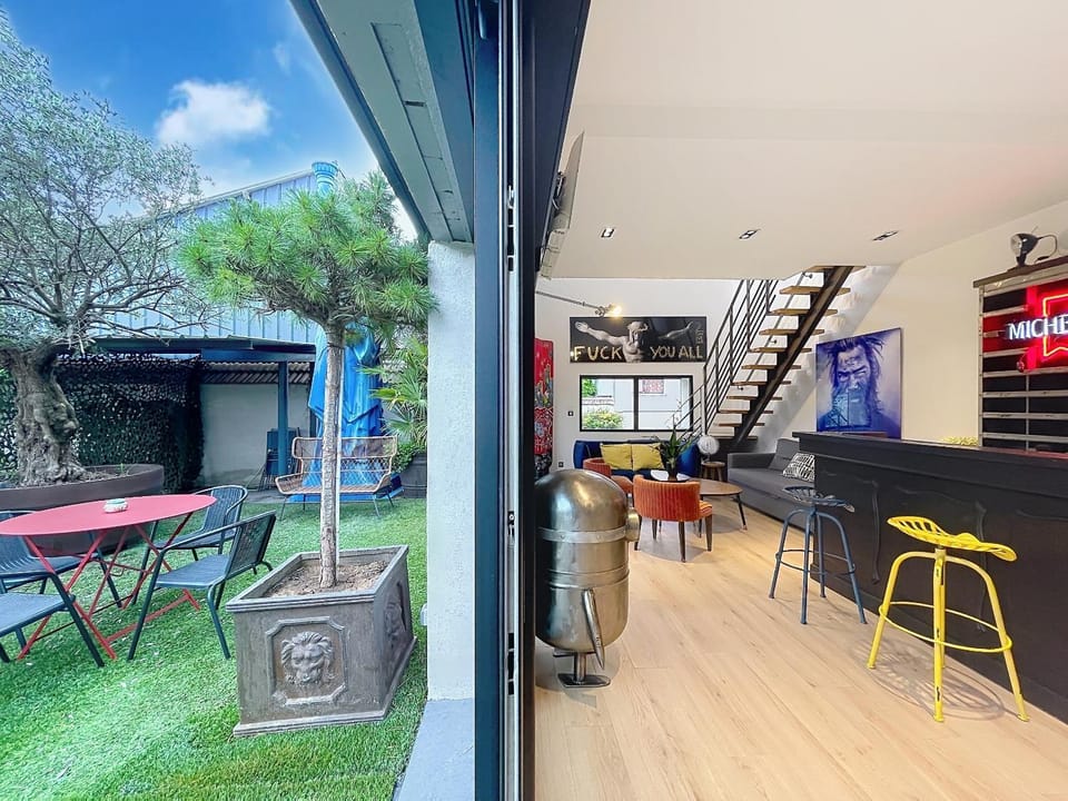 Garden, Living room, Garden view