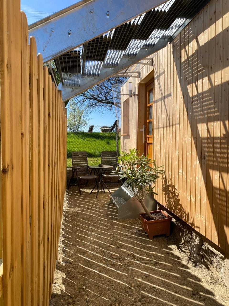 Property building, Garden view