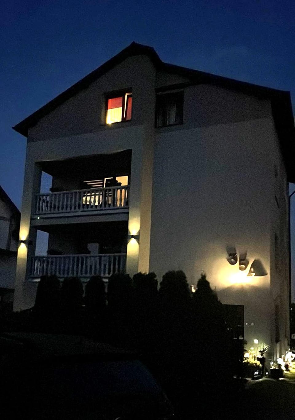 Property building, Night, View (from property/room)