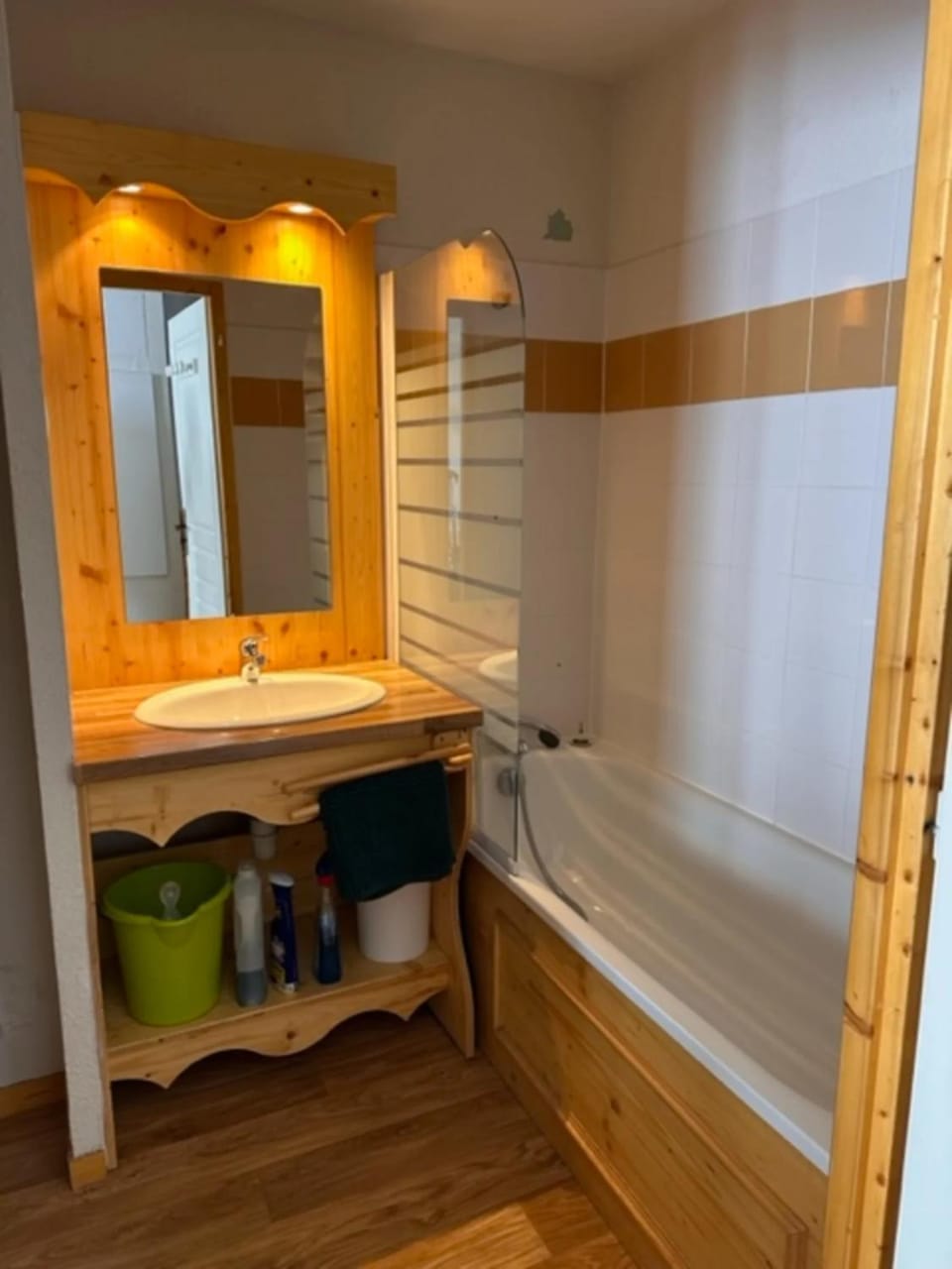 Bathroom, Living room