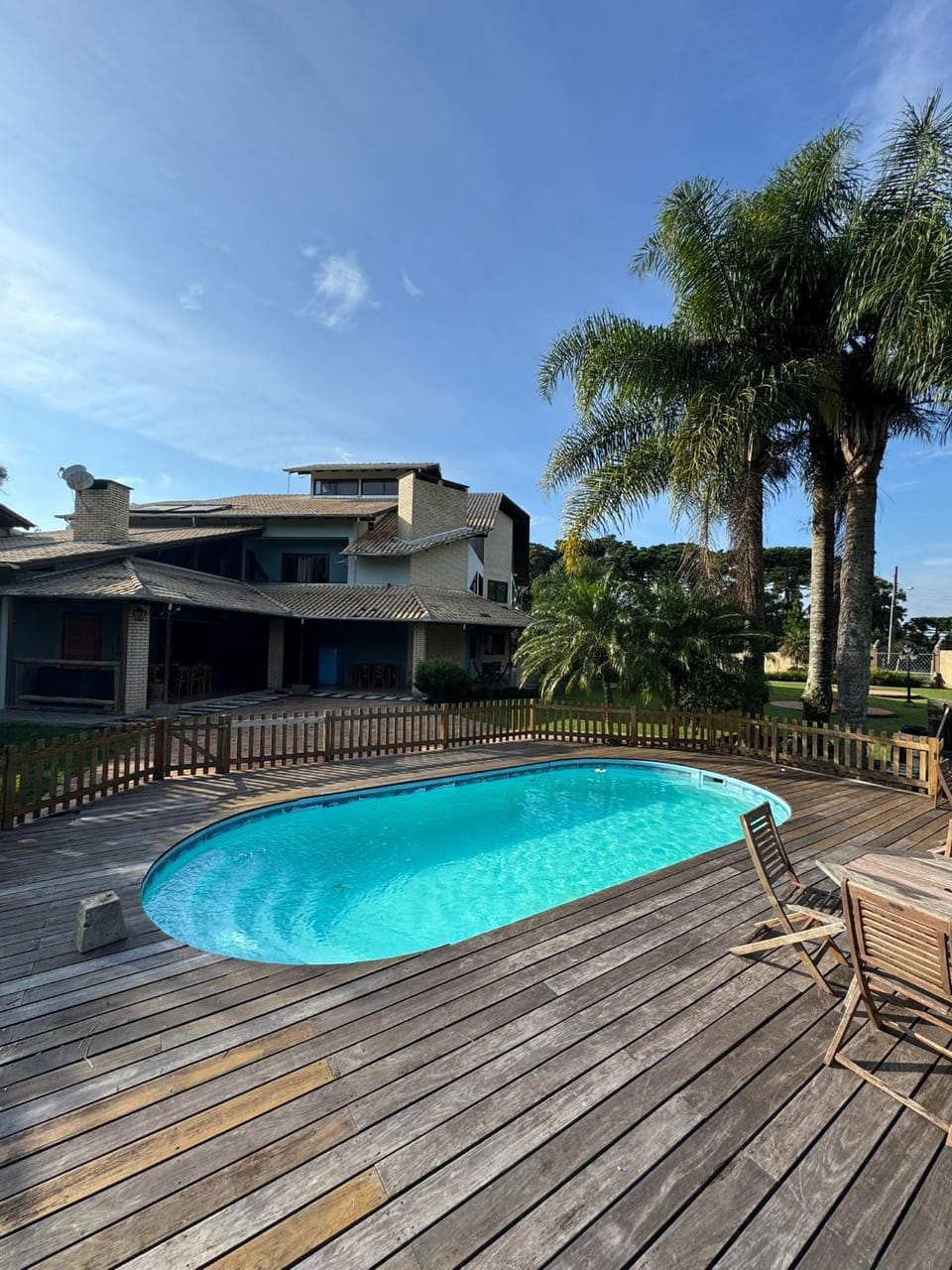 Property building, Patio, Pool view, Swimming pool