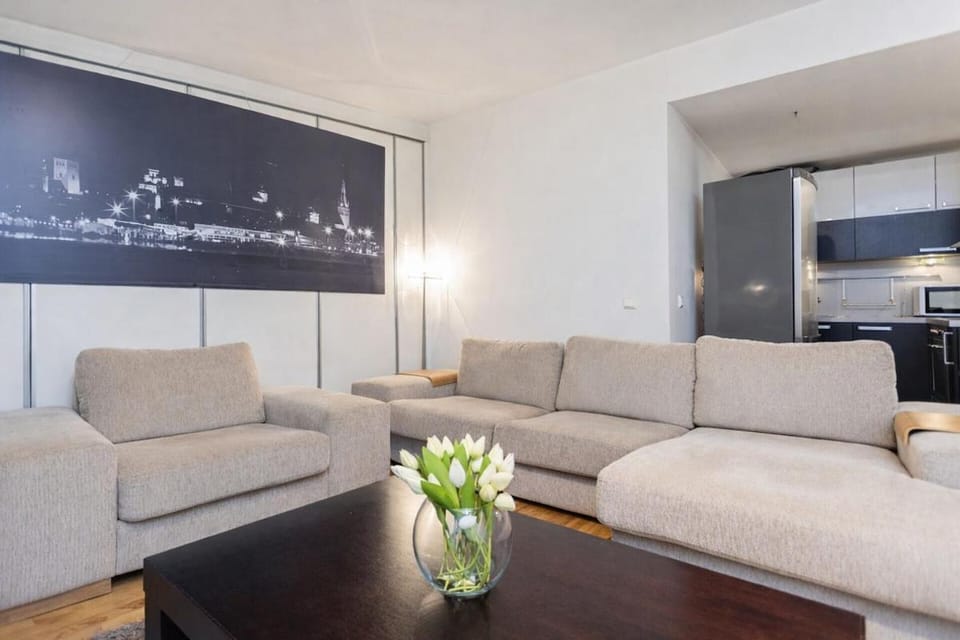 Modern 2BR in Rotermanni, EV parking garage, 5 guests Apartment in Tallinn