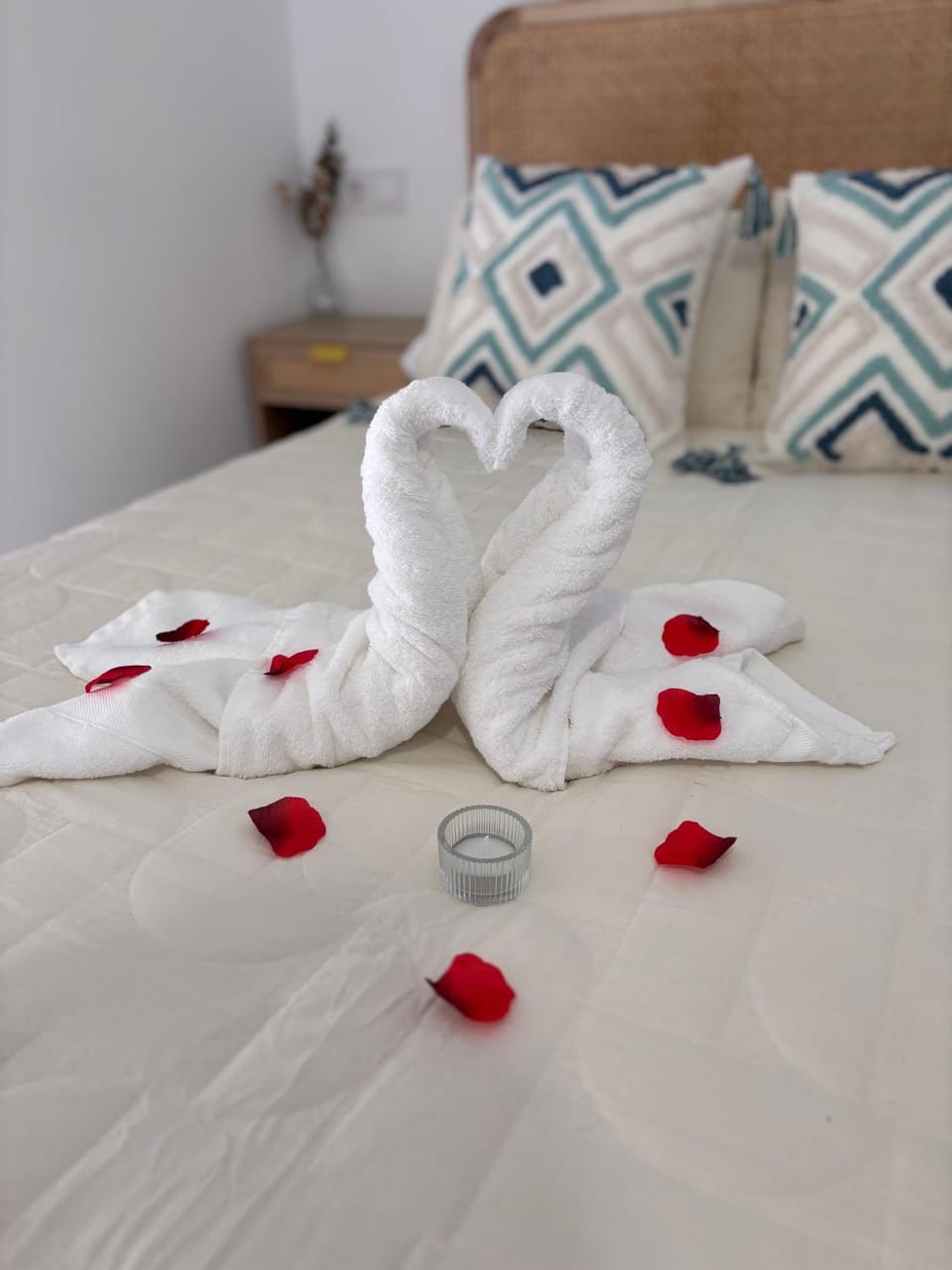 Decorative detail, towels