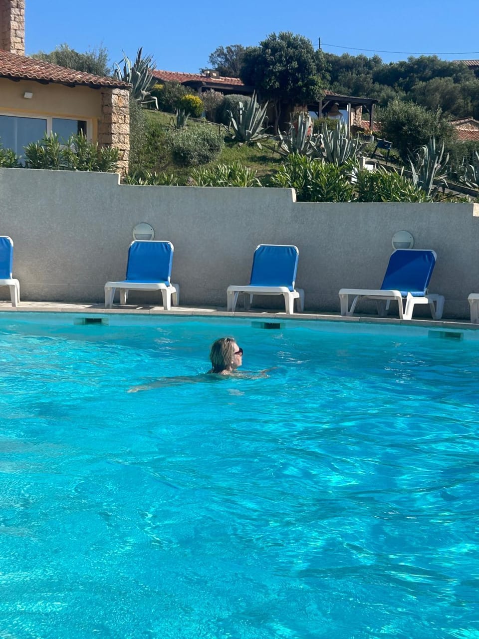 Mini-Villa with sea and mountain view, terrace, pool House in Coti-Chiavari