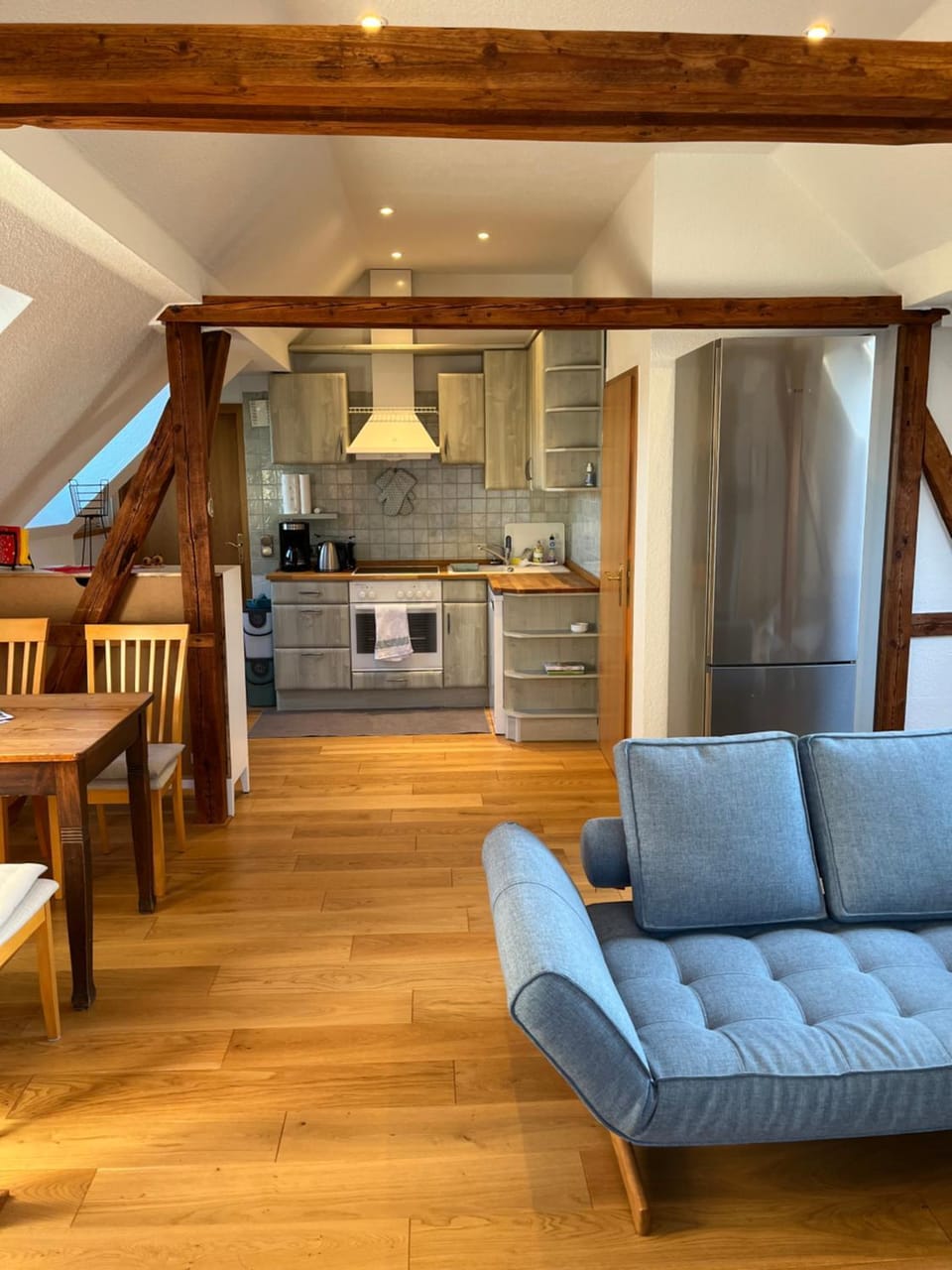 Kitchen or kitchenette, Living room