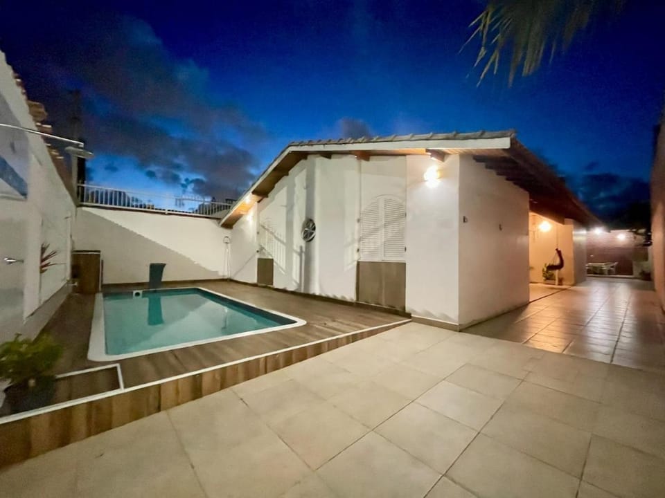 Patio, Night, Pool view