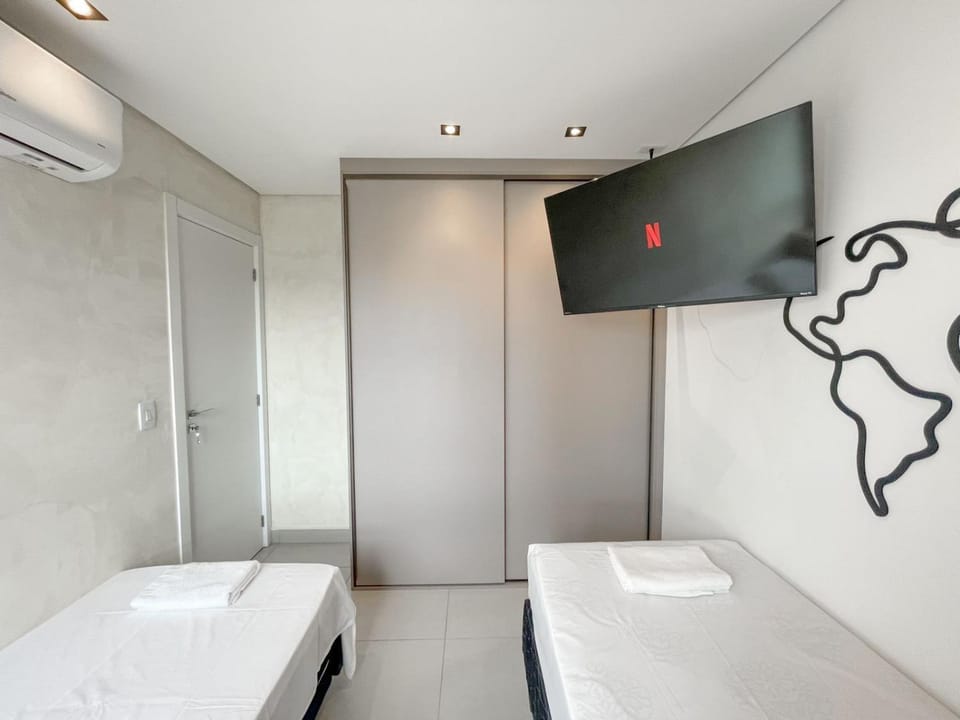 Studio Space com Dois Quartos e Máquina de Lavar Apartment in Campo Grande
